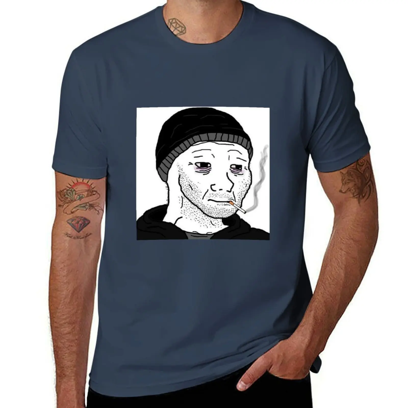 Doomer Wojak T-Shirt Essential Solid Color T-Shirt
Doomer Wojak T-Shirt Essential Solid Color T-Shirt