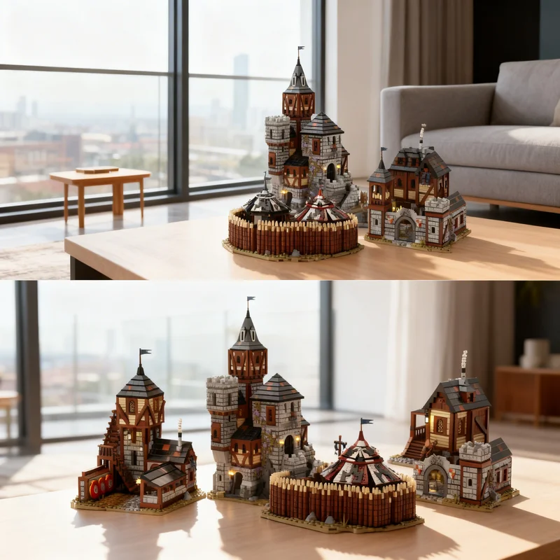 15956pcs MOC Medieval Village Part 3 Castle Model Building Blocks Creative Gift DIY Display Decor Adult Premium Kids Desk Home
15956pcs MOC Medieval Village Part 3 Castle Model Building Blocks Creative Gift DIY Display Decor Adult Premium Kids Desk Home