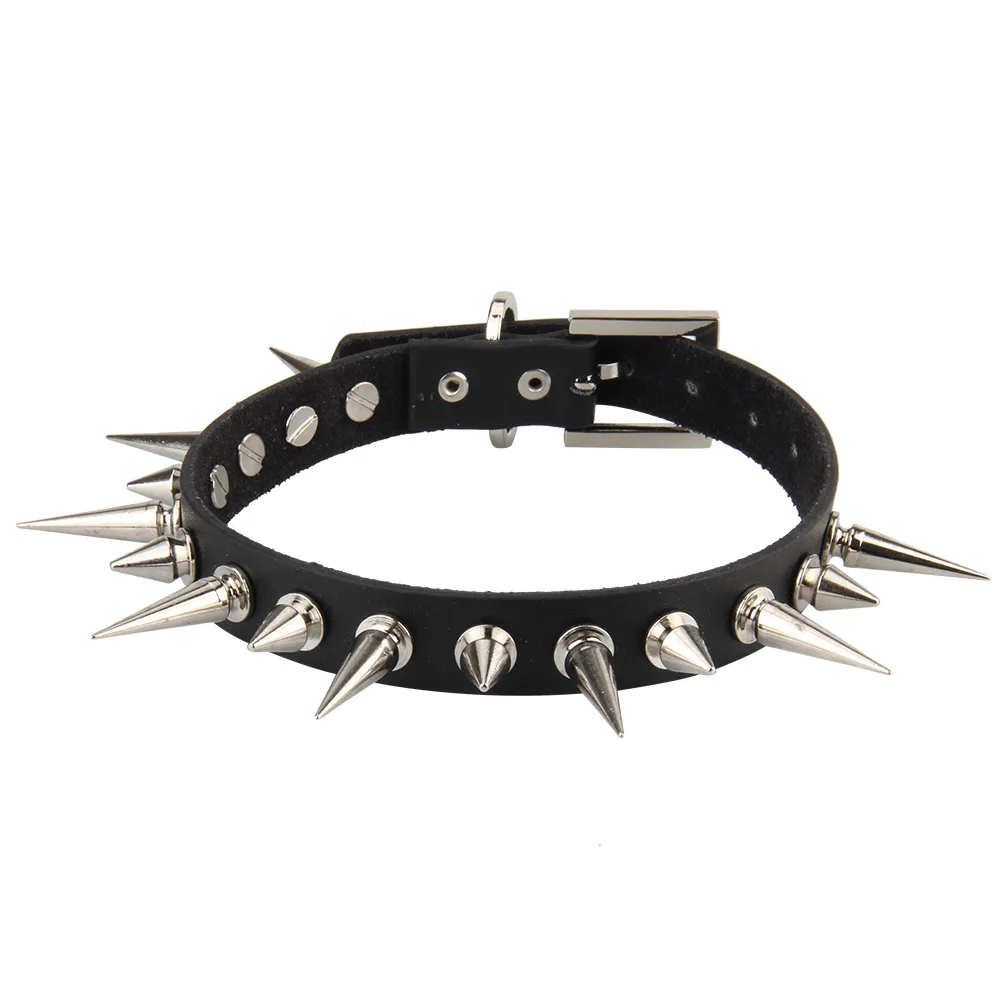 Choker Collar with Spikes Rivets Women Men Emo Studded Chocker Necklace Goth Jewelry
Choker Collar with Spikes Rivets Women Men Emo Studded Chocker Necklace Goth Jewelry