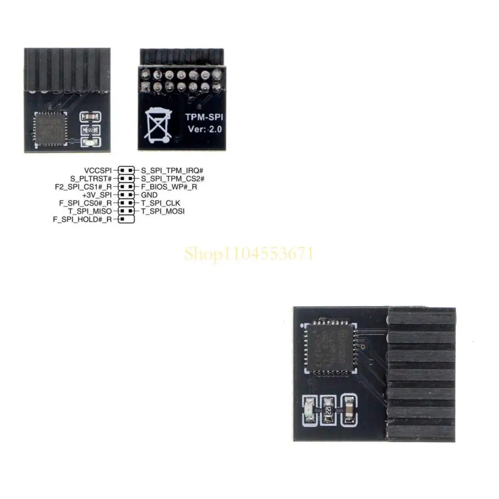Best Seller Precise TPM 2.0 Security Encryption Module 14 Pin SPI For PC Data Protections
Best Seller Precise TPM 2.0 Security Encryption Module 14 Pin SPI For PC Data Protections