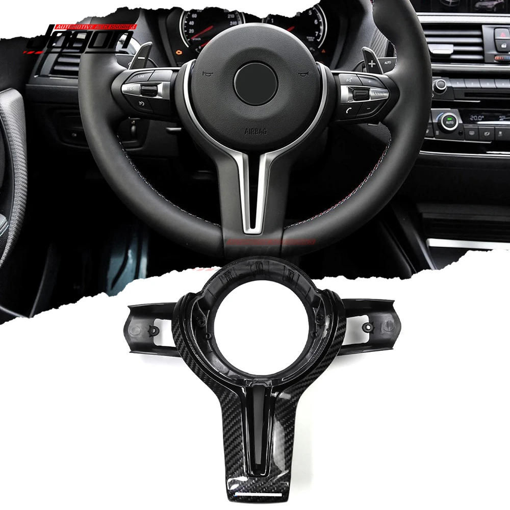 For BMW 6 Series F06 F12 F13 M6 640i 650i 2013-2019 Replacement Carbon Fiber Car Steering Wheel Frame Cover Trim Car Accessories 
For BMW 6 Series F06 F12 F13 M6 640i 650i 2013-2019 Replacement Carbon Fiber Car Steering Wheel Frame Cover Trim Car Accessories