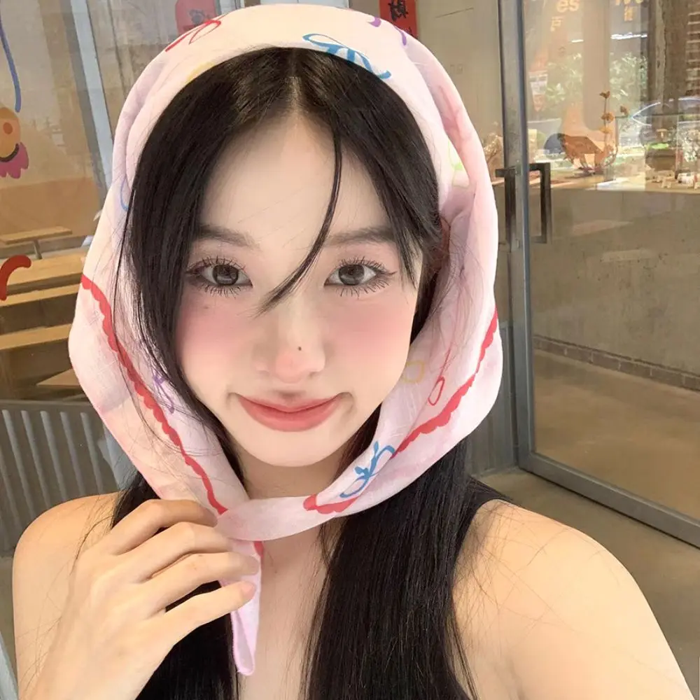 Temperament Korean Sweet Bowknot Turban Elegant Colorful Triangular Hair Band Headband Thin Fresh Small Scarf Summer
Temperament Korean Sweet Bowknot Turban Elegant Colorful Triangular Hair Band Headband Thin Fresh Small Scarf Summer