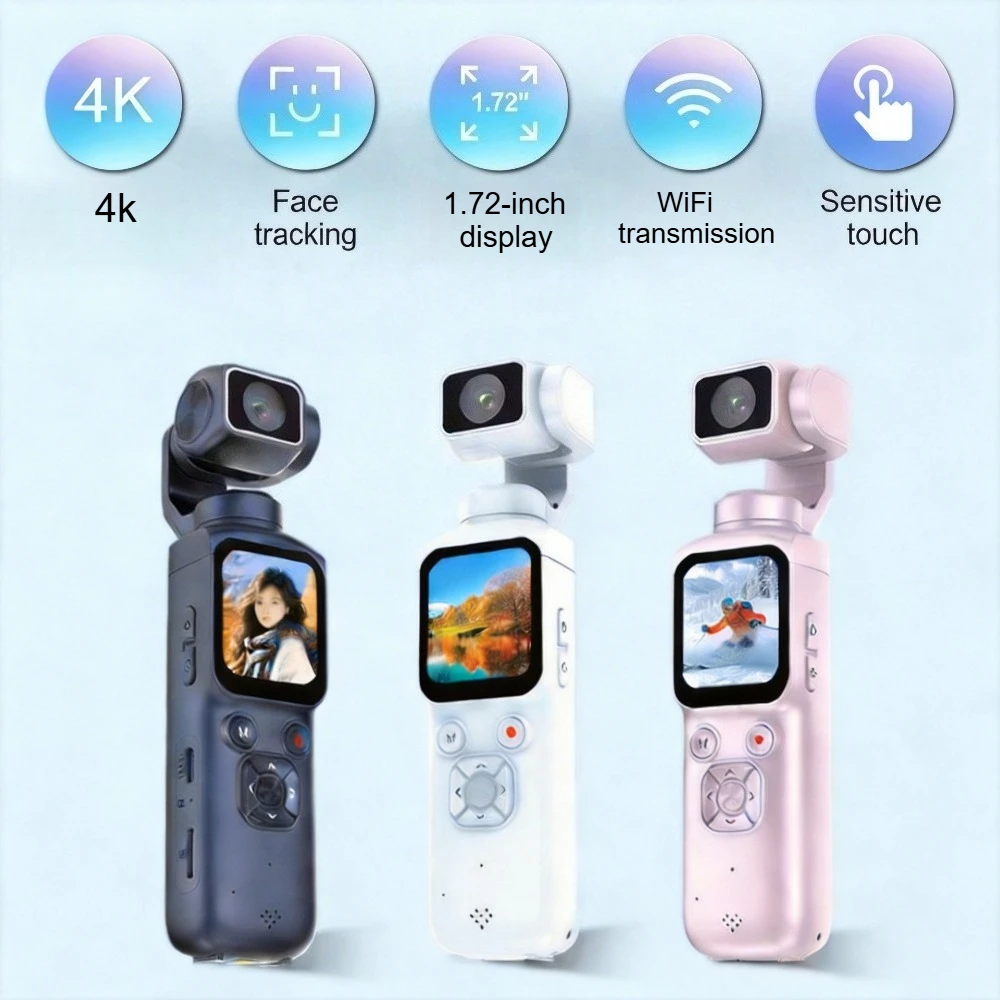 4K Ultra HD Action Camera with WiFi 1.72" Touch Screen Portable Mini DV Cam for Cycling Outdoor Sports Vlog Recording
4K Ultra HD Action Camera with WiFi 1.72" Touch Screen Portable Mini DV Cam for Cycling Outdoor Sports Vlog Recording