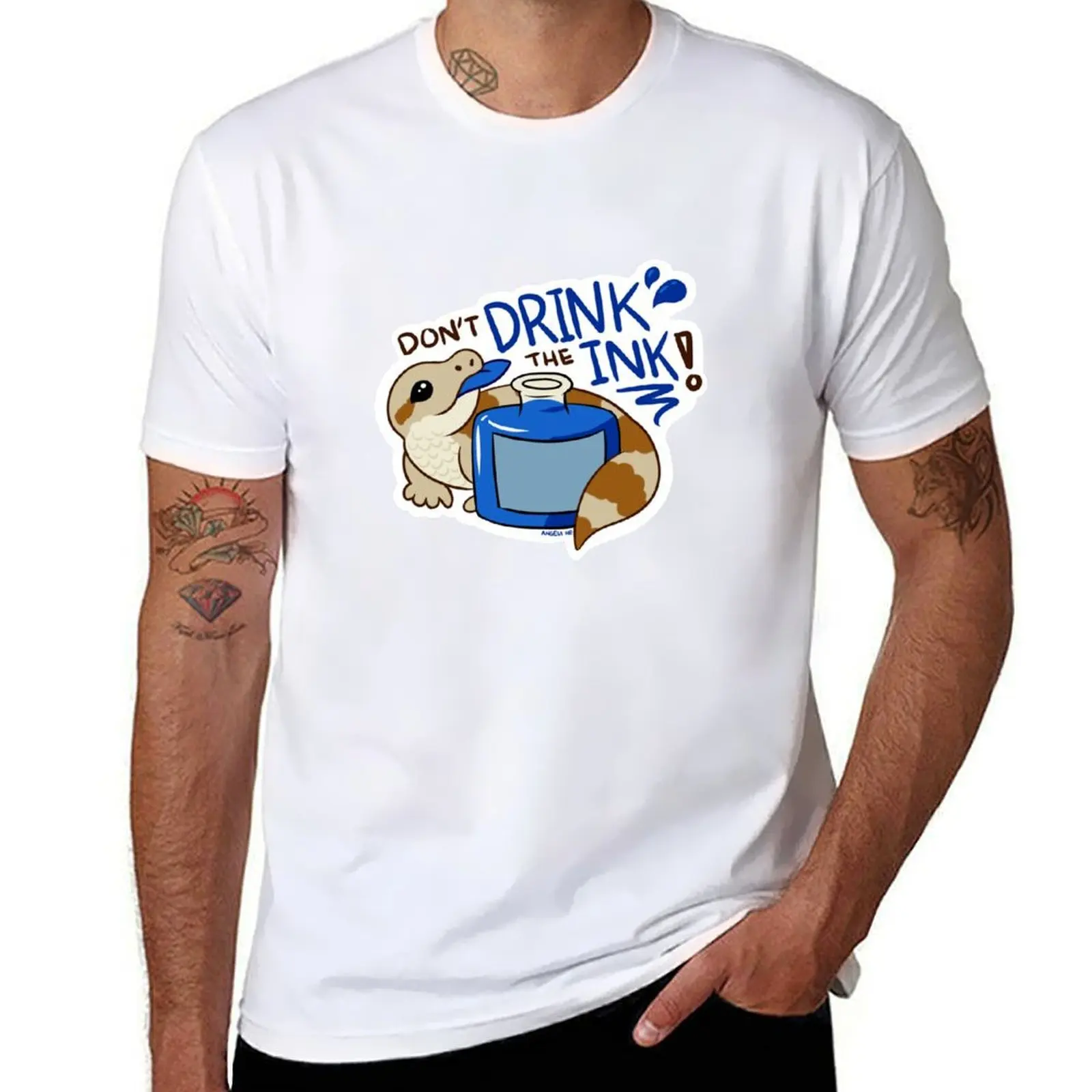 tshirt Ink! T-Shirt Don't t Blue-Tongued SkINK 100% cotton Drink anime the shirts
tshirt Ink! T-Shirt Don't t Blue-Tongued SkINK 100% cotton Drink anime the shirts