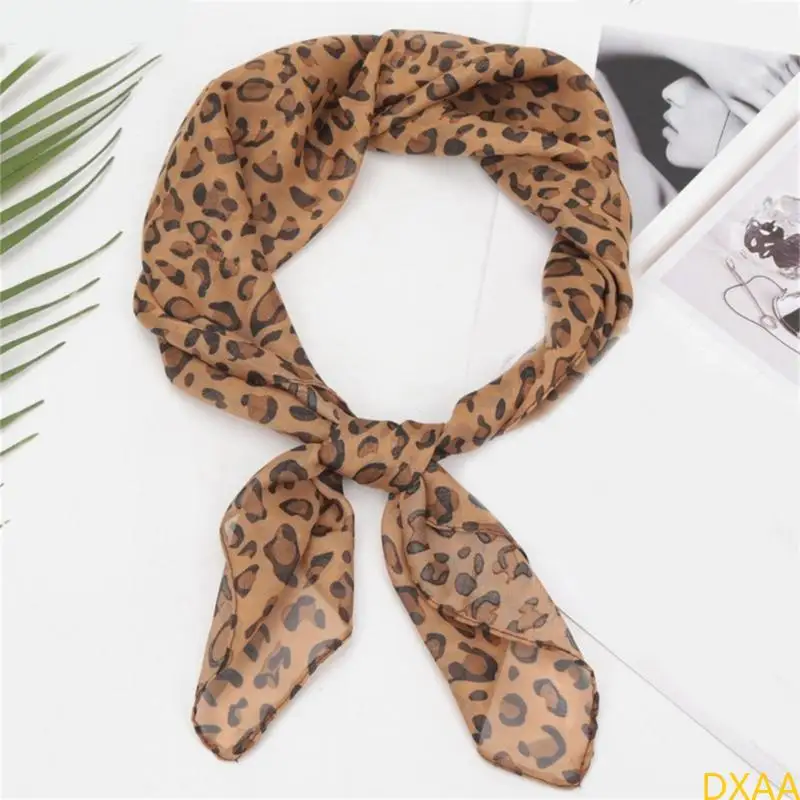 DXAA 65cm Leopard Print Silk Scarf for Women Girls Short Necktie Scarf Fashionable
DXAA 65cm Leopard Print Silk Scarf for Women Girls Short Necktie Scarf Fashionable