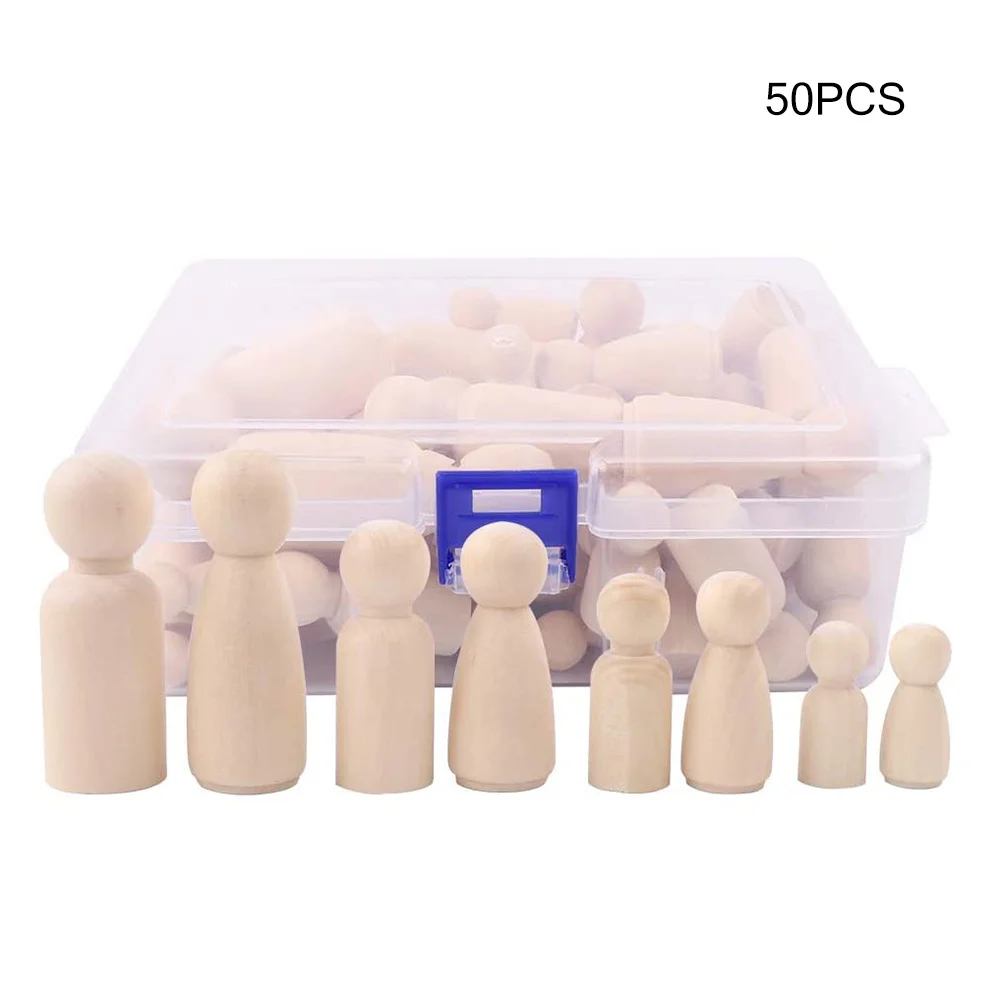 Hot Sale 50pcs Boy And Girl Wooden Peg Dolls Unpainted Figures DIY Arts Crafts Supplies Kids Baby Toys Christmas Home Decoration
Hot Sale 50pcs Boy And Girl Wooden Peg Dolls Unpainted Figures DIY Arts Crafts Supplies Kids Baby Toys Christmas Home Decoration