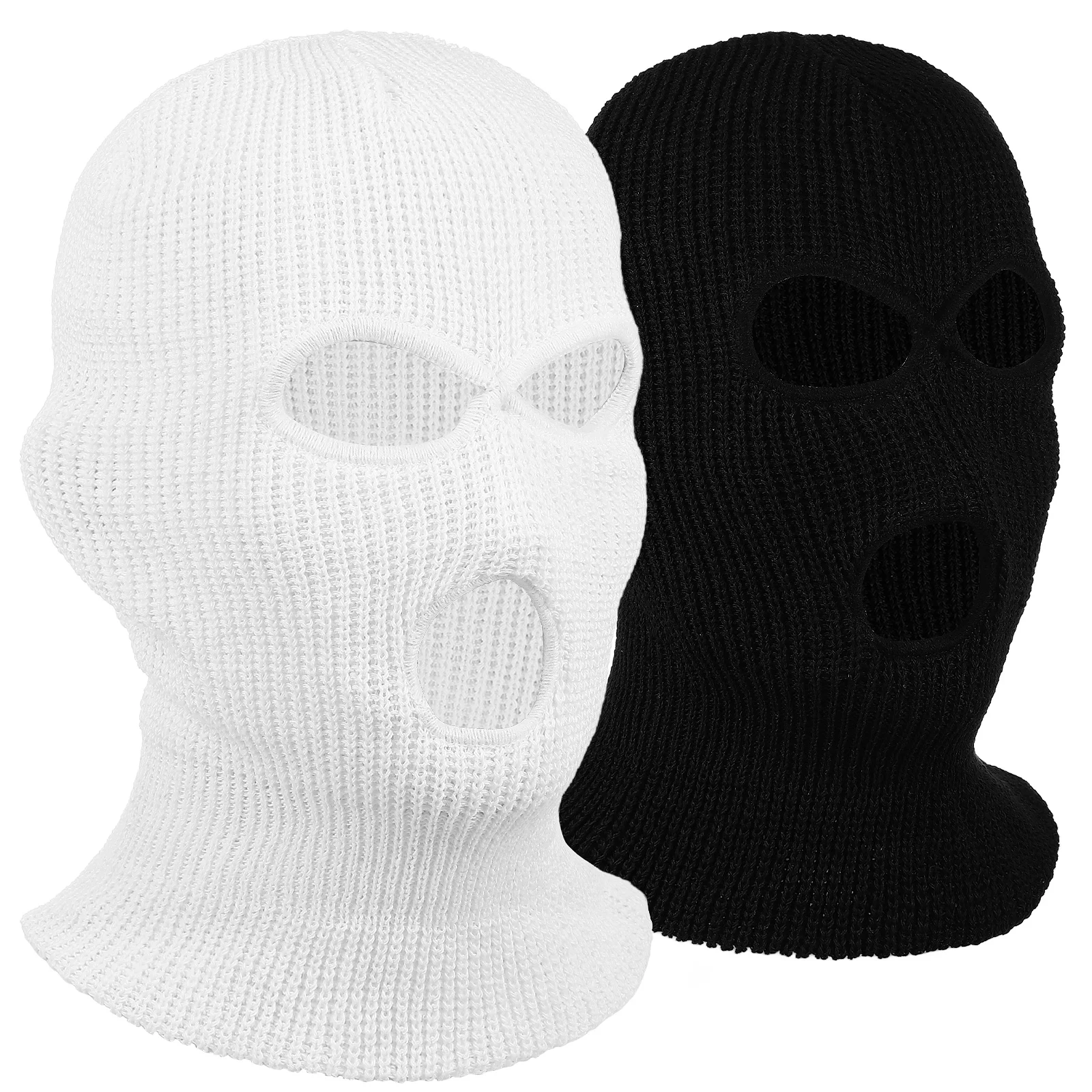 2pcs Warm Knitted Balaclava Full Coverage Eye Mouth Holes Universal Ski Cycling Hood Masks Winter Windproof Face Masks For Adult
2pcs Warm Knitted Balaclava Full Coverage Eye Mouth Holes Universal Ski Cycling Hood Masks Winter Windproof Face Masks For Adult