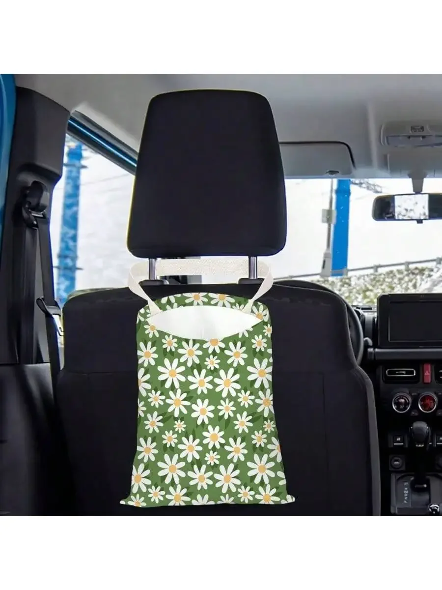 Car Trash Bag Waterproof Hanging Organizer For Seat Headrest Travel Camping Daisy Flower Design
Car Trash Bag Waterproof Hanging Organizer For Seat Headrest Travel Camping Daisy Flower Design