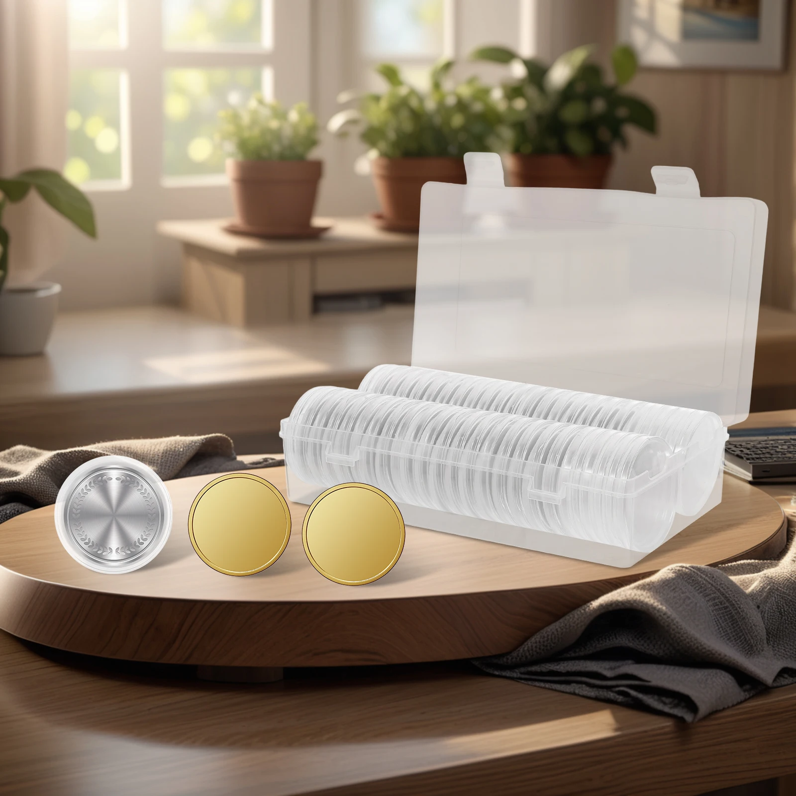 Coin Storage Box for Collectors Plastic Holder Display Case Transparent Protection Organizer Ideal Storing Coins Commemorative
Coin Storage Box for Collectors Plastic Holder Display Case Transparent Protection Organizer Ideal Storing Coins Commemorative
