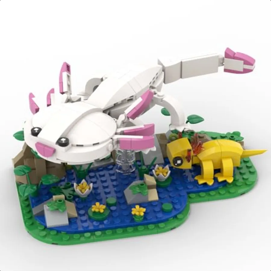 Axolotl Toy Building Set Axolotl Doll Figures with Grass and River Scenery Accories Building Kits Axolotl Toys A Gift for Boys
Axolotl Toy Building Set Axolotl Doll Figures with Grass and River Scenery Accories Building Kits Axolotl Toys A Gift for Boys