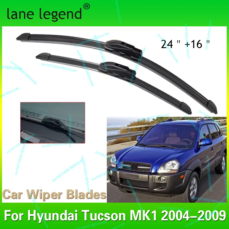 Car Wiper Blade Front Window Windscreen Windshield Wiper Blades J hook Auto Accessories For Hyundai Tucson MK1 24"+16" 2004-2009
Car Wiper Blade Front Window Windscreen Windshield Wiper Blades J hook Auto Accessories For Hyundai Tucson MK1 24"+16" 2004-2009