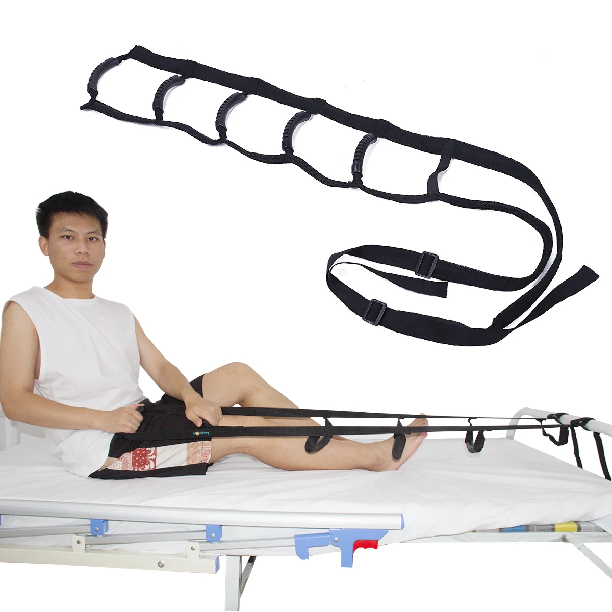 Leetye Mei 6 Handles Bed Ladder Assist Rope Elderly Ladder Helper Beds Assist Rail for Senior Pull or Sit Up Assist Device
Leetye Mei 6 Handles Bed Ladder Assist Rope Elderly Ladder Helper Beds Assist Rail for Senior Pull or Sit Up Assist Device
