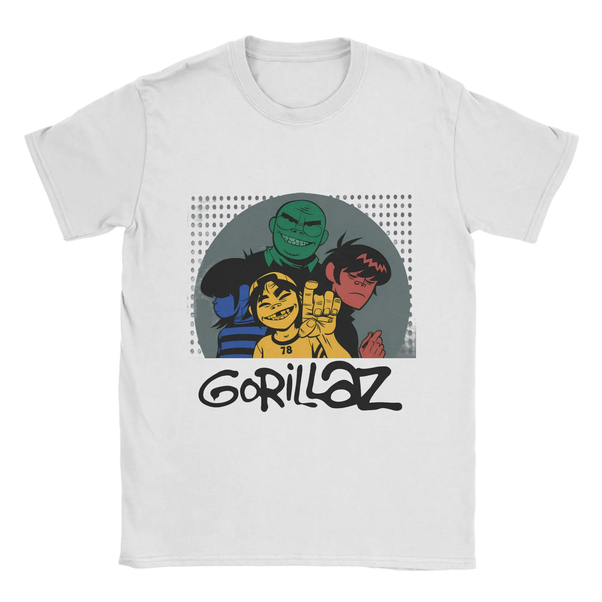 Gorillazs Men T Shirts Creative Tees Short Sleeve Crew Neck T-Shirt Cotton Gift Clothing
Gorillazs Men T Shirts Creative Tees Short Sleeve Crew Neck T-Shirt Cotton Gift Clothing