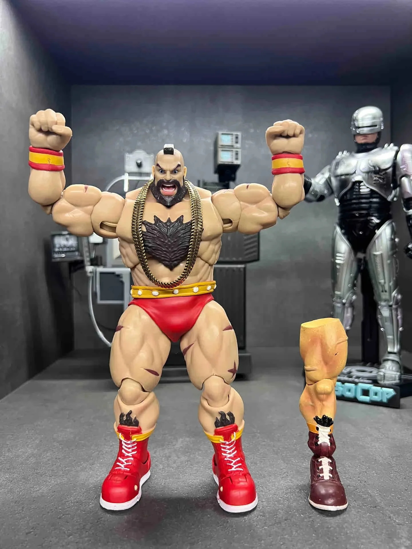 New Toys 1/12 Zangief Street Fighter 2 Series Action Figure Full Set Figurine Collection Movable Model Custom Toys Gifts
New Toys 1/12 Zangief Street Fighter 2 Series Action Figure Full Set Figurine Collection Movable Model Custom Toys Gifts