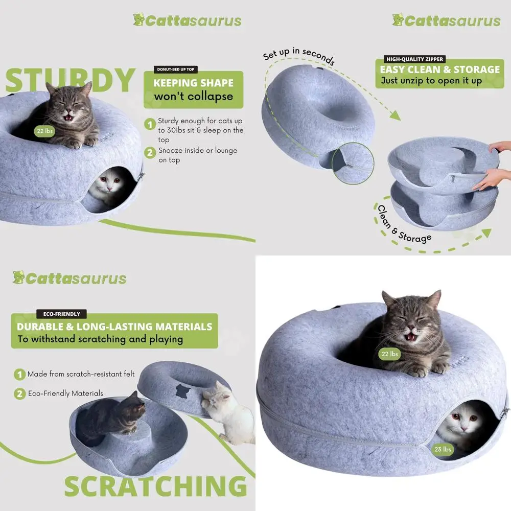 Самосогревающаяся кровать для кошек 3-в-1, туннель и когтеточка, моющаяся и съемная для больших кошек до 45 фунтов, подходит для нескольких кошачьих кошек
Самосогревающаяся кровать для кошек 3-в-1, туннель и когтеточка, моющаяся и съемная для больших кошек до 45 фунтов, подходит для нескольких кошачьих кошек