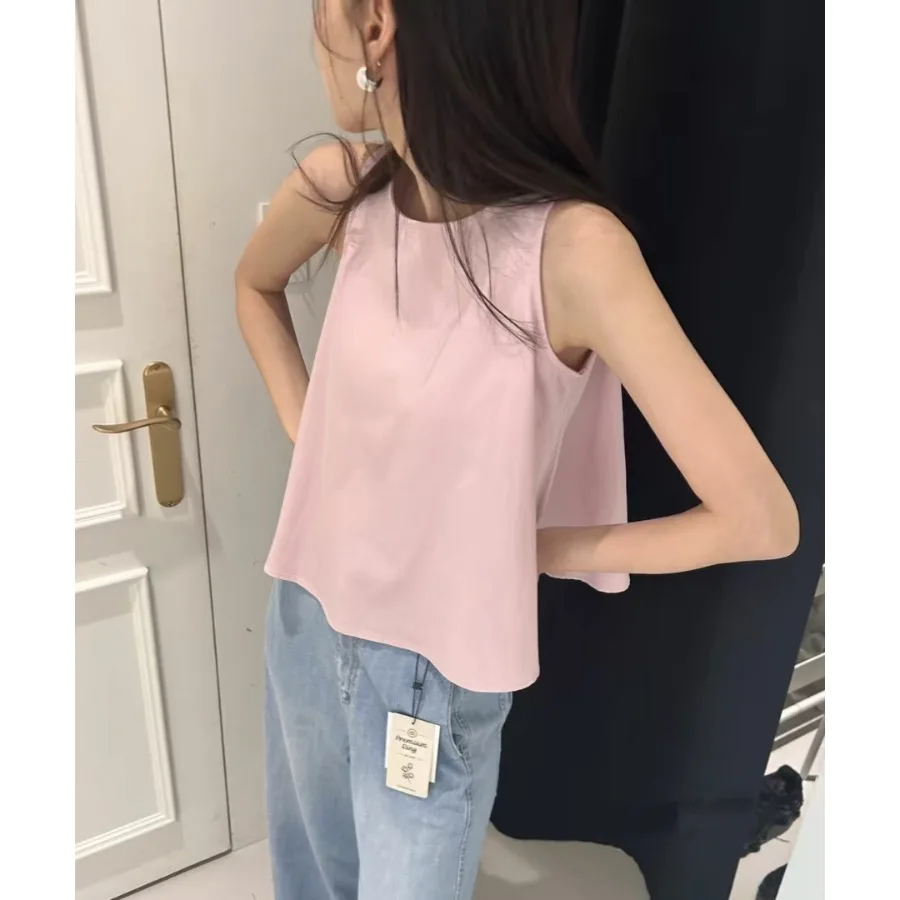 East Gate New Soft round Neck Irregular Sleeveless Pure Color Vest Women's Fashion Korean Style Spring Autumn Winter Sweater
East Gate New Soft round Neck Irregular Sleeveless Pure Color Vest Women's Fashion Korean Style Spring Autumn Winter Sweater