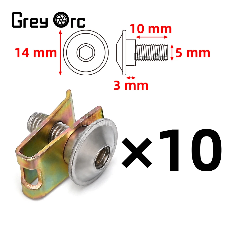 5/10 Pieces M5 Fairing Stainless Steel Screws For Suzuki GSX 1300R GSX S1000 GSX 8S GSX 8R V strom 250 650 800 1050 Accessories
5/10 Pieces M5 Fairing Stainless Steel Screws For Suzuki GSX 1300R GSX S1000 GSX 8S GSX 8R V strom 250 650 800 1050 Accessories