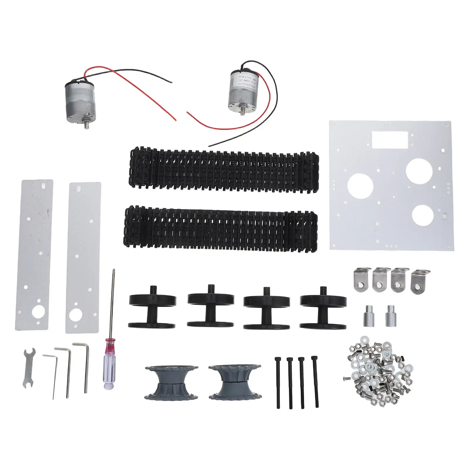 Metal Robot Tank Chassis Kit Motorized -12V High-Traction Steel Tracked Vehicle Chassis for Rc Robotics Science Projects
Metal Robot Tank Chassis Kit Motorized -12V High-Traction Steel Tracked Vehicle Chassis for Rc Robotics Science Projects