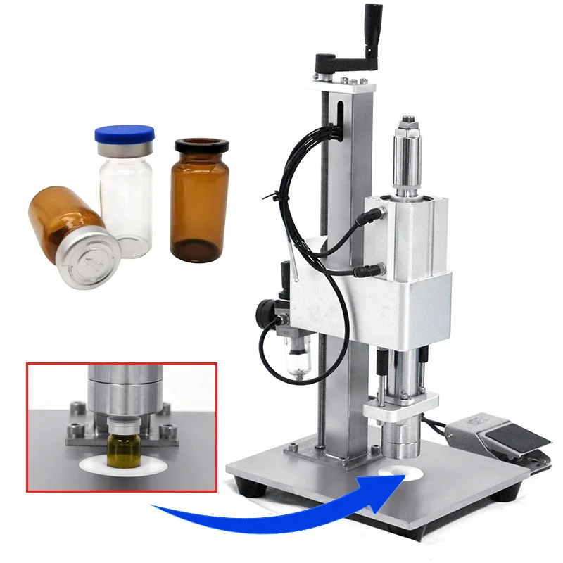 Semi-Automatic Vials Sealing Packaging Freeze Dried Powder Bottle Capping Machines For Small Business
Semi-Automatic Vials Sealing Packaging Freeze Dried Powder Bottle Capping Machines For Small Business
