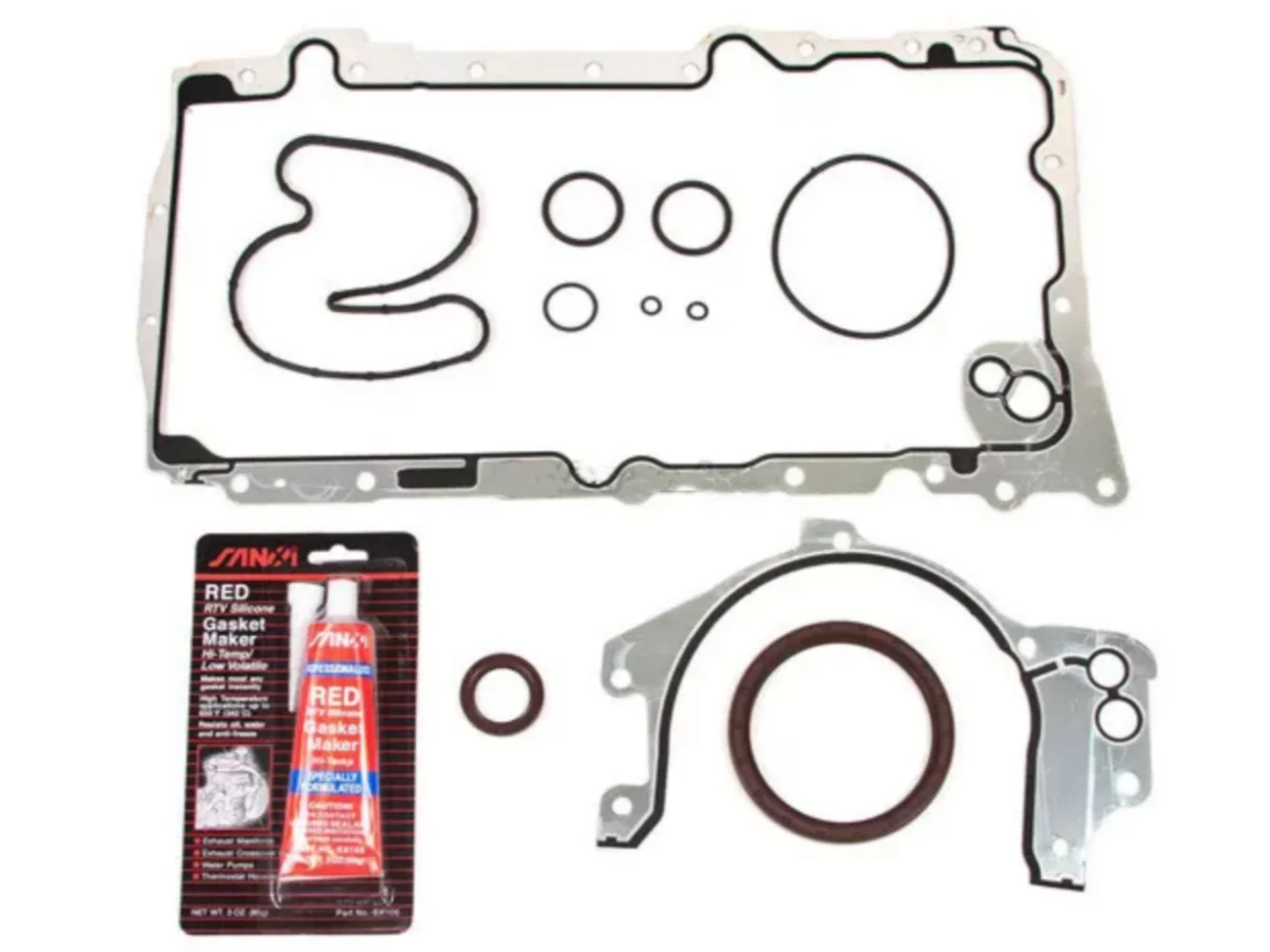 Комплект нижних прокладок подходит для Chrysler Dodge Volkswagen 05-09 3.5L 4.0L SOHC
Комплект нижних прокладок подходит для Chrysler Dodge Volkswagen 05-09 3.5L 4.0L SOHC