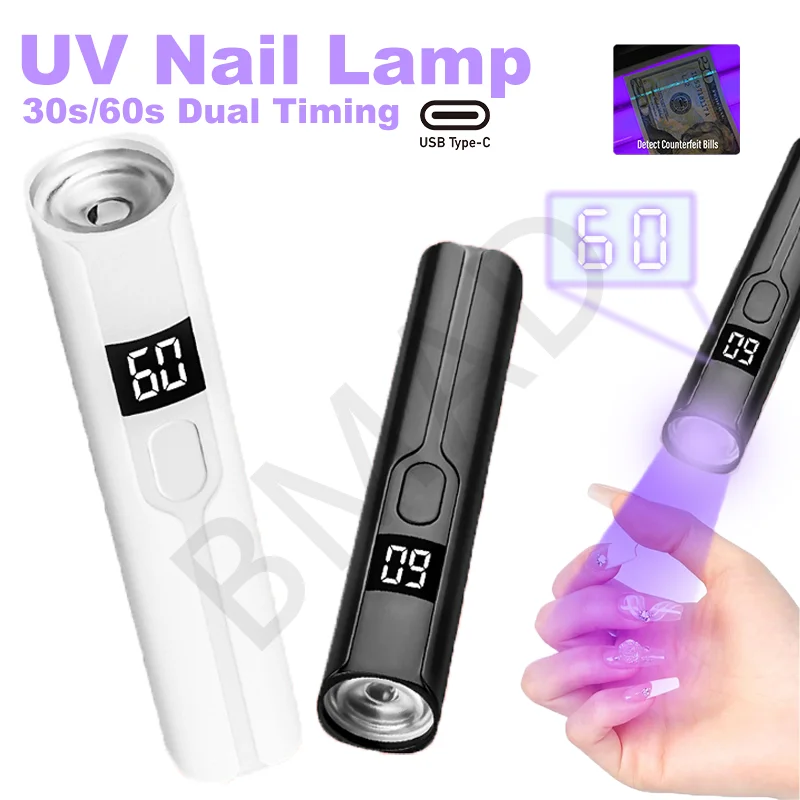Portable Handheld Mini Nail Lamp For All Gel Polish Quick Dry USB Nail Dryer Machine UV LED Nail Lamp Mini Flashlight Pen
Portable Handheld Mini Nail Lamp For All Gel Polish Quick Dry USB Nail Dryer Machine UV LED Nail Lamp Mini Flashlight Pen