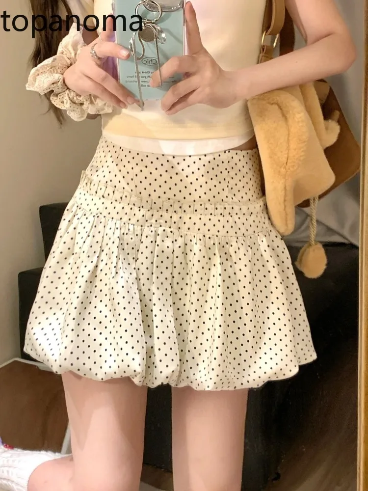 Topanoma Mini Skirts Women Polka Dot Ruffles Patchwork High Waist Slim Spring Summer 2025 Sweet Casual Female Skirt Party
Topanoma Mini Skirts Women Polka Dot Ruffles Patchwork High Waist Slim Spring Summer 2025 Sweet Casual Female Skirt Party