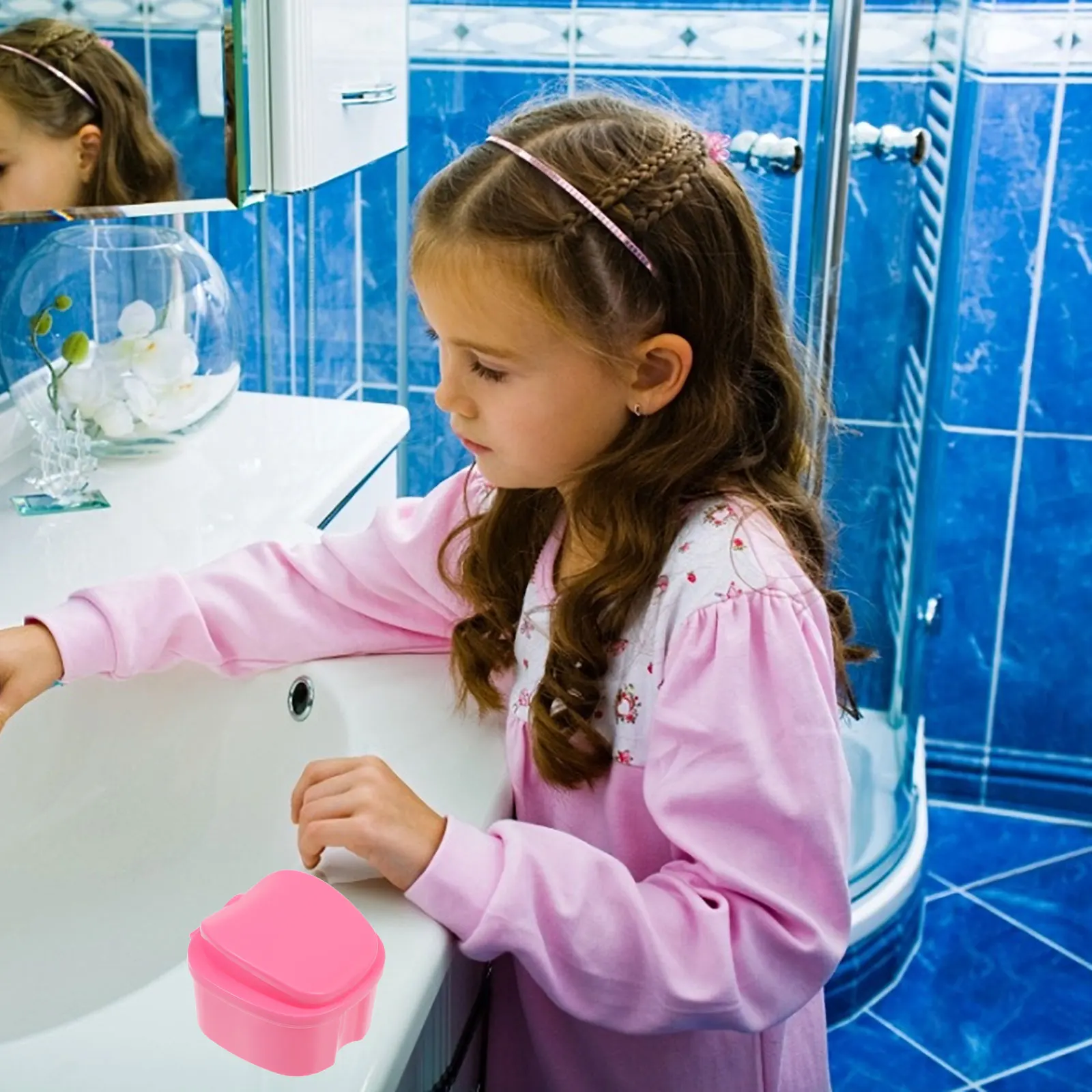 1 set Denture Box Brush Kit Portable False Tooth Storage Case Supple Bristle Cleaning Brush Oral Care Supplies Denture Holder
1 set Denture Box Brush Kit Portable False Tooth Storage Case Supple Bristle Cleaning Brush Oral Care Supplies Denture Holder