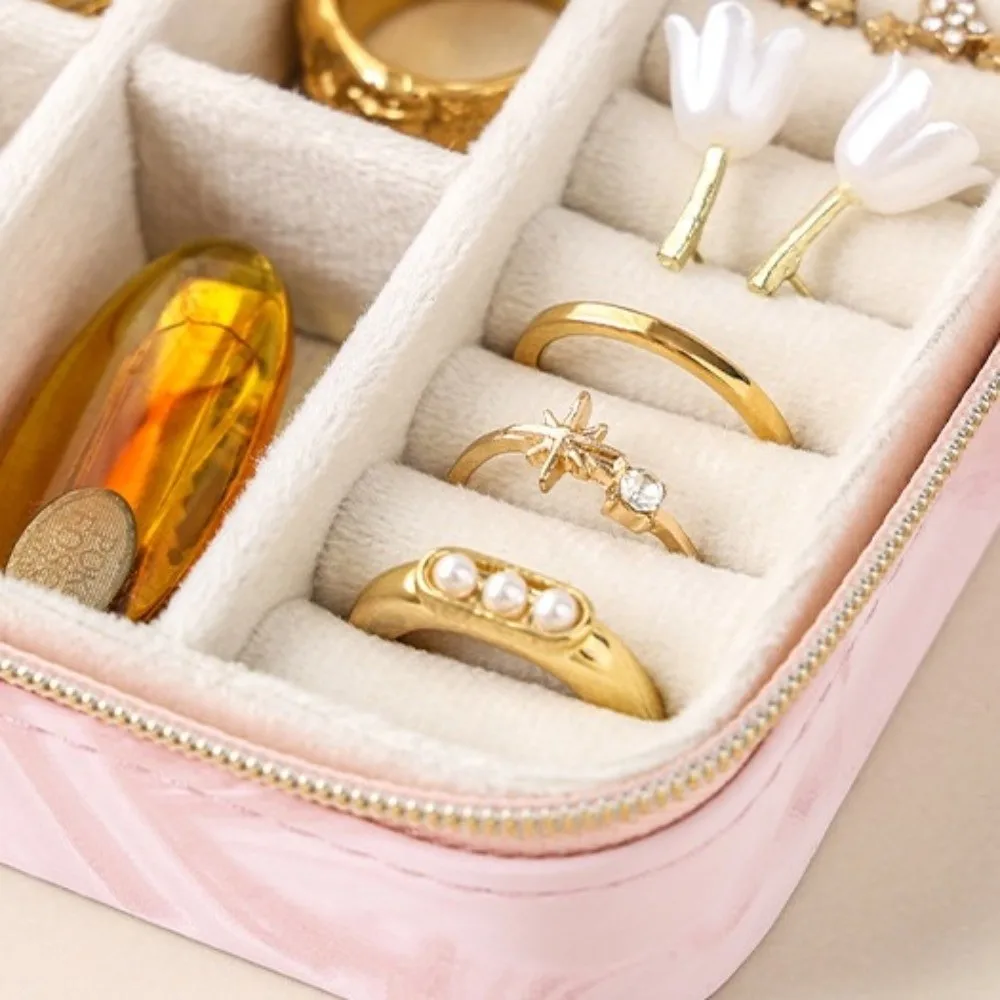 Portable Jewelry Storage Box Mini Layered Earrings Necklace Ring Jewelry Box Organizer Packaging Box Jewelry Display Case Gift
Portable Jewelry Storage Box Mini Layered Earrings Necklace Ring Jewelry Box Organizer Packaging Box Jewelry Display Case Gift