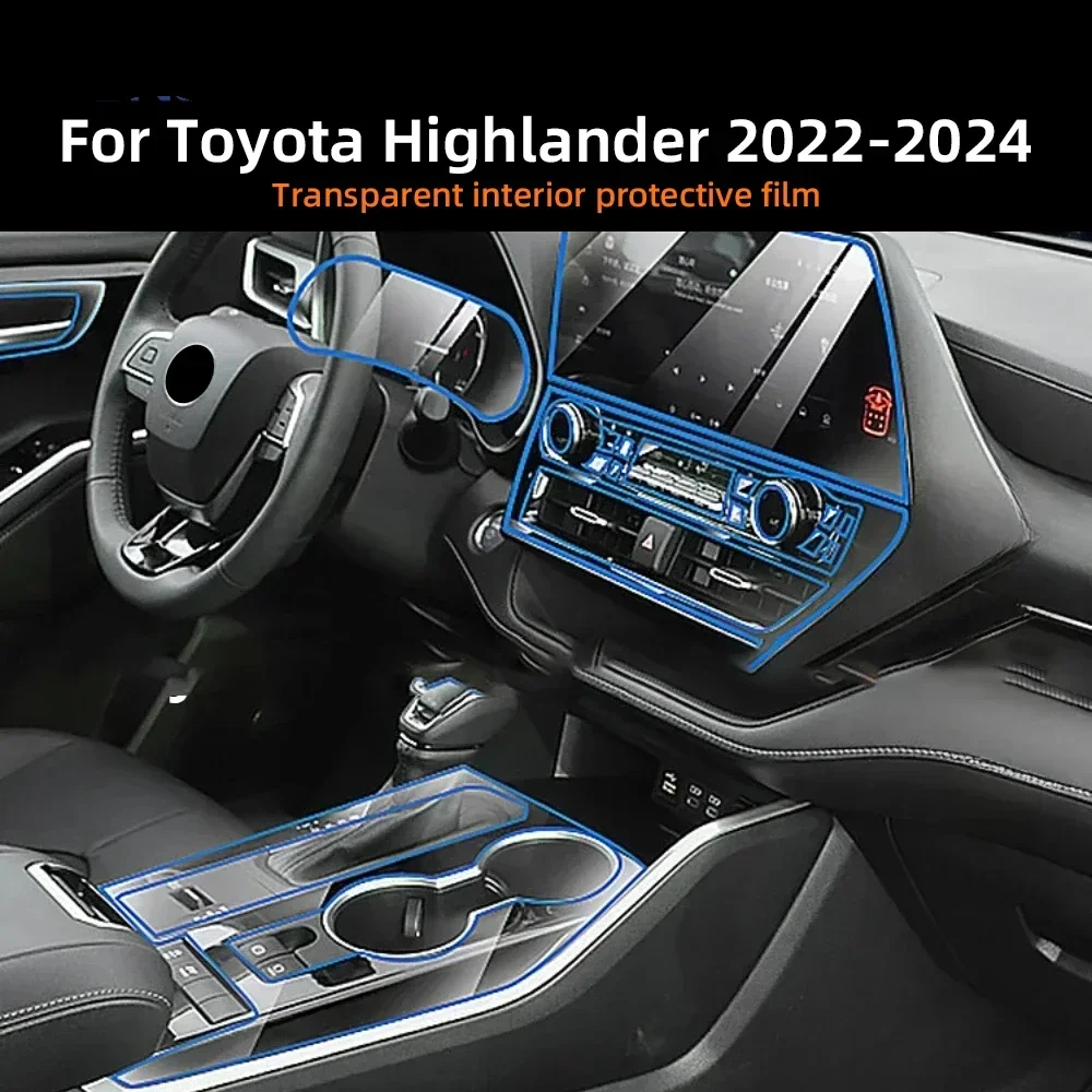 Interior For Toyota Highlander 2024 2023 2022 TPU Matte Transparent Protection Film Center Console PPF Sticker Accessories
Interior For Toyota Highlander 2024 2023 2022 TPU Matte Transparent Protection Film Center Console PPF Sticker Accessories