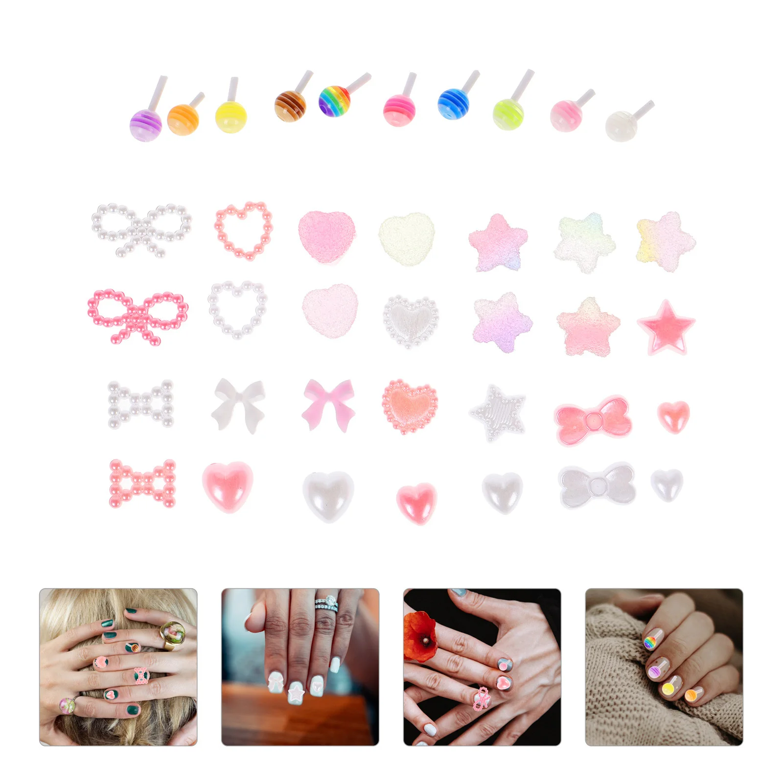 1Set Kawaii Nail Charms Manicure DIY Charms Unique Shapes Plastic Heart Nail Decor Fingernail Accessories Cute Ornaments
1Set Kawaii Nail Charms Manicure DIY Charms Unique Shapes Plastic Heart Nail Decor Fingernail Accessories Cute Ornaments