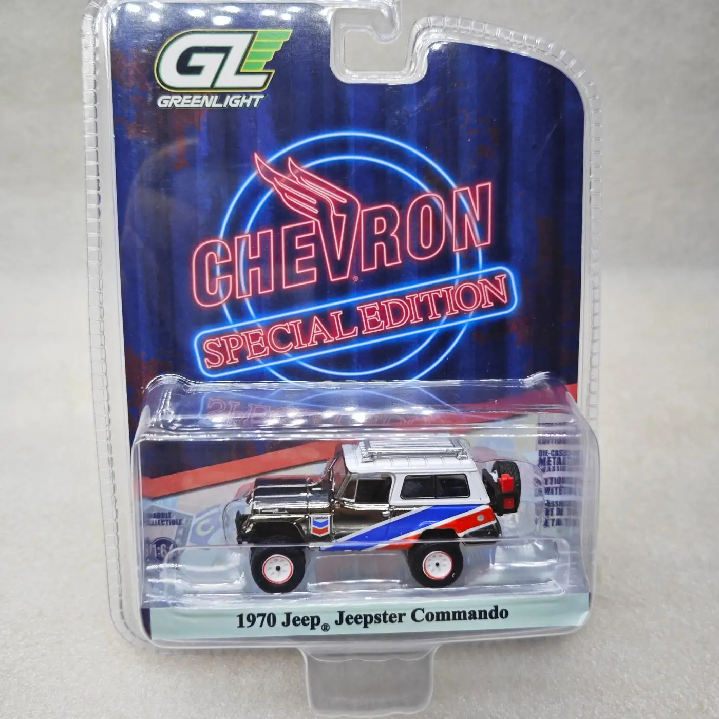 Green Light 1:64 Chevron Special Edition 1-1970 Ster Assault Team With Off Road Silver PlatingMiniature Alloy Car Model
Green Light 1:64 Chevron Special Edition 1-1970 Ster Assault Team With Off Road Silver PlatingMiniature Alloy Car Model
