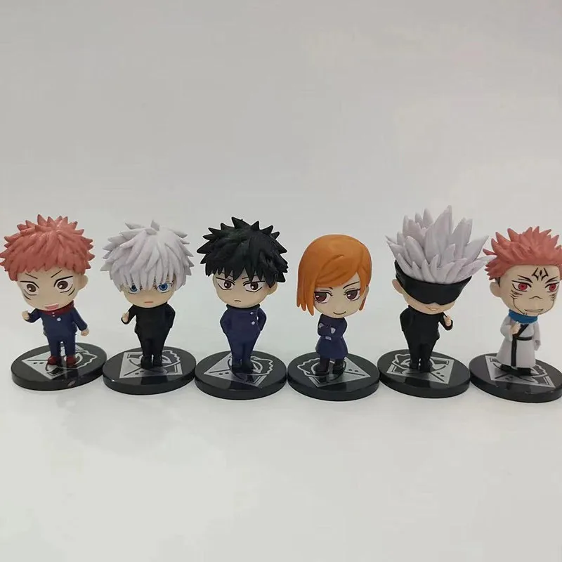 6Pcs/set Jujutsu Kaisen Anime Figure Gojo Satoru Yuji Itadori Figure Doll Toy Action Figure Yuji Itadori Fushiguro Model Toys
6Pcs/set Jujutsu Kaisen Anime Figure Gojo Satoru Yuji Itadori Figure Doll Toy Action Figure Yuji Itadori Fushiguro Model Toys