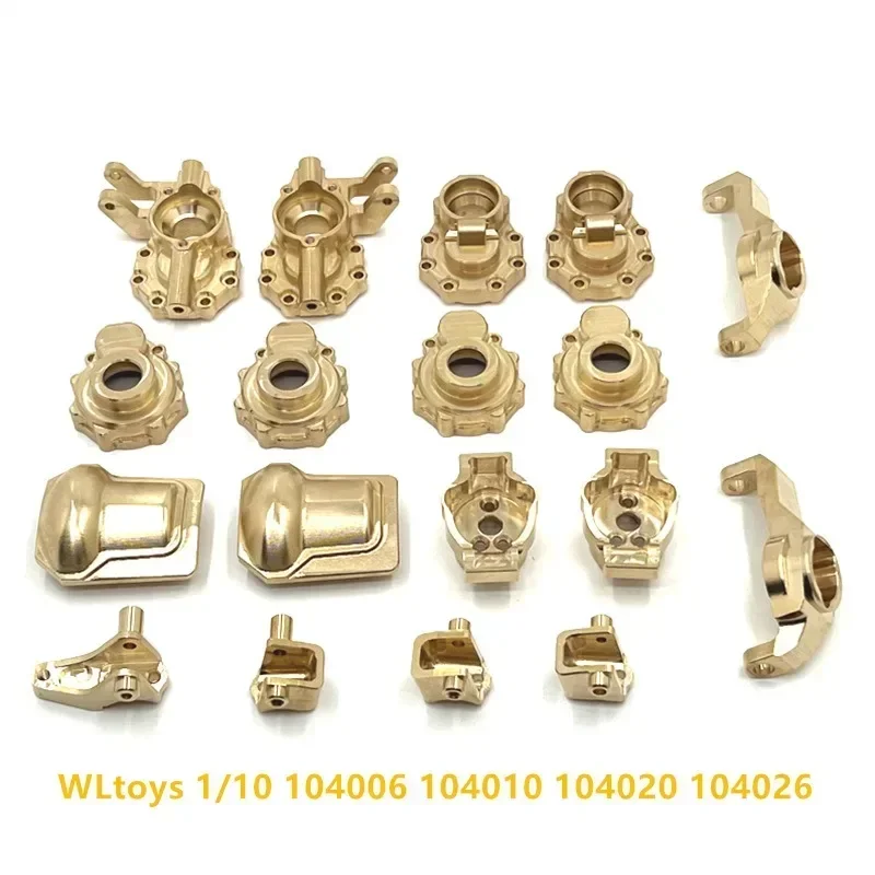 Brass Portal Axle Gear Housing Brass Counterweight For Wltoys 104006 104010 104020 104026 1/10 RC Car Upgrade Parts Accessories
Brass Portal Axle Gear Housing Brass Counterweight For Wltoys 104006 104010 104020 104026 1/10 RC Car Upgrade Parts Accessories