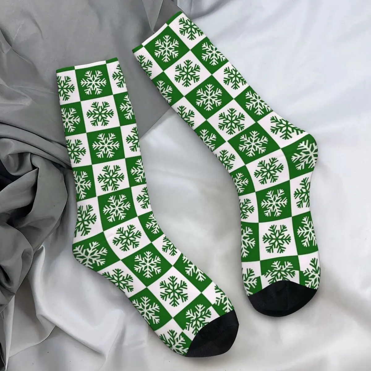 Christmas Snowflakes Socks Autumn Green Plaid Stockings Modern Women Men Medium Soft Socks Outdoor Sports Anti Bacterial Socks
Christmas Snowflakes Socks Autumn Green Plaid Stockings Modern Women Men Medium Soft Socks Outdoor Sports Anti Bacterial Socks