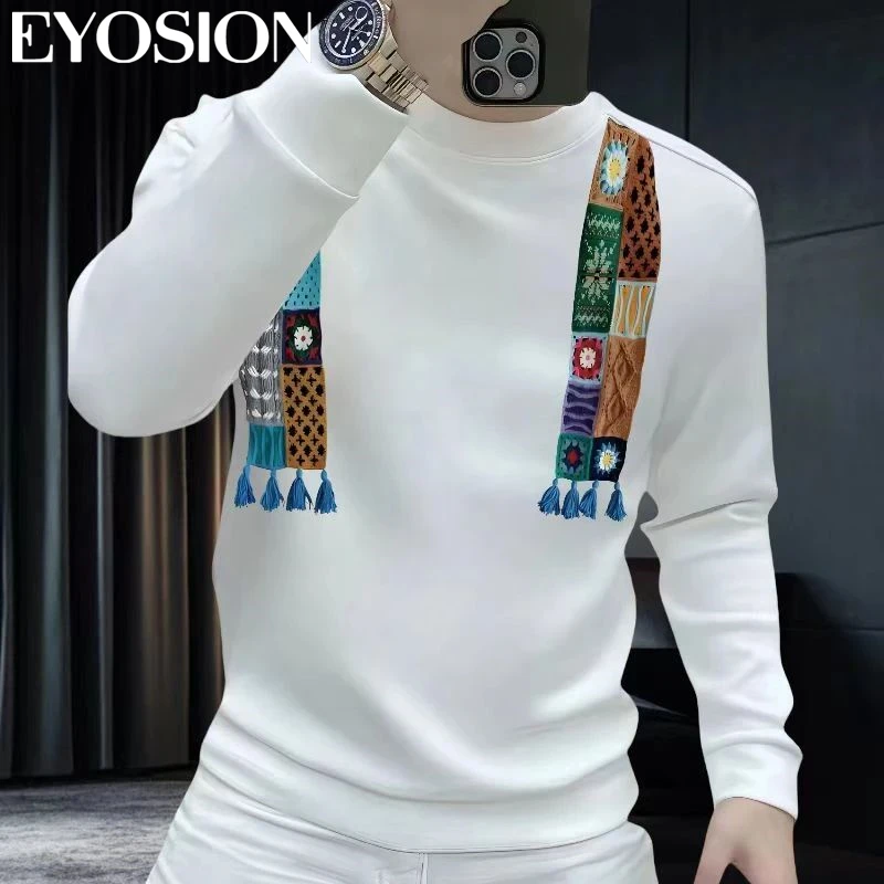 Autumn Winter Cotton Casual Round Neck Loose Long Sleeved Sweatshirt for Men Ethnic Style Fashionable Base Versatile Hoody 5XL
Autumn Winter Cotton Casual Round Neck Loose Long Sleeved Sweatshirt for Men Ethnic Style Fashionable Base Versatile Hoody 5XL