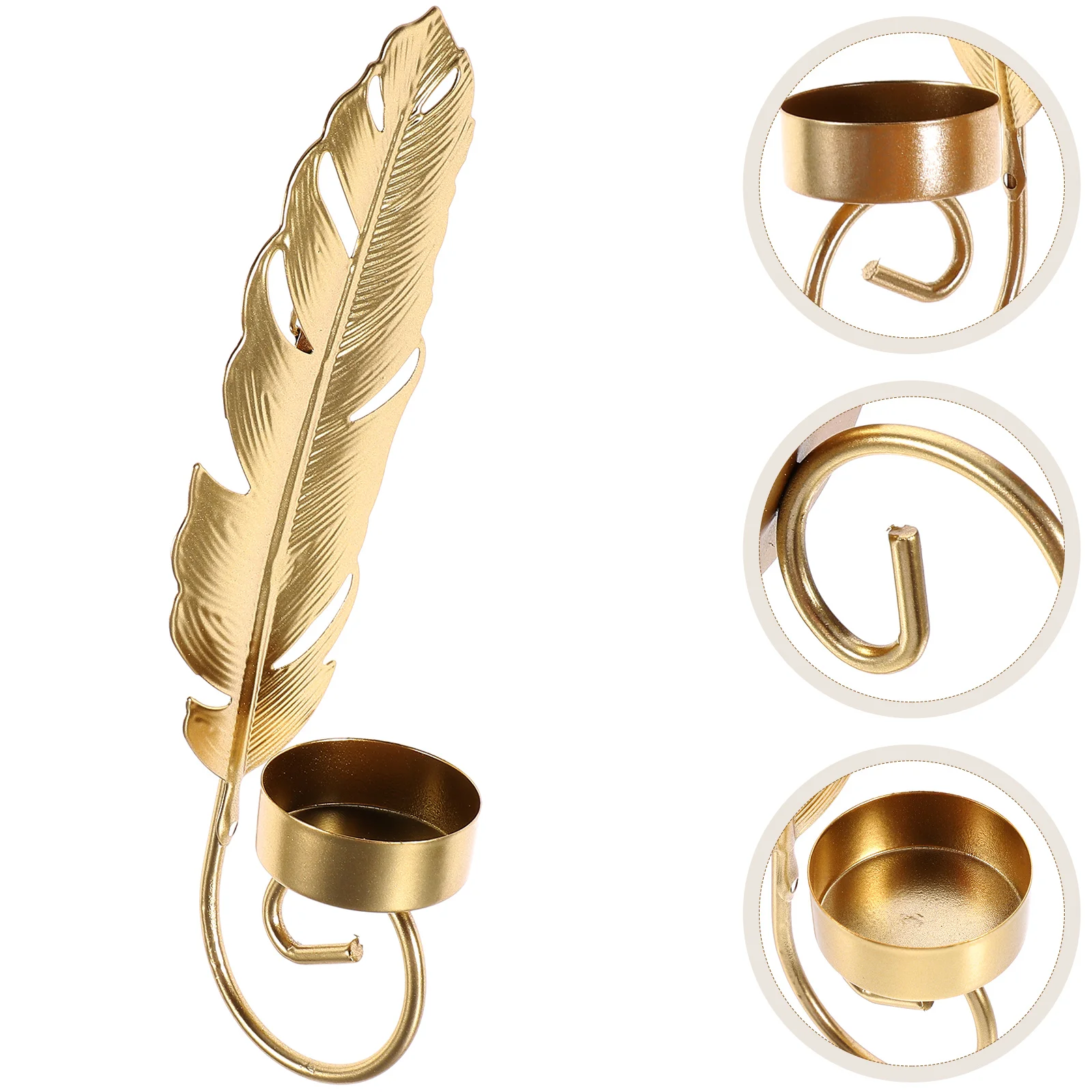 Golden Leaf Hanging Holder Sturdy Metal Decor Home Wall Decor Wall Mounted Tealight Stand Elegant Metal Candlestick
Golden Leaf Hanging Holder Sturdy Metal Decor Home Wall Decor Wall Mounted Tealight Stand Elegant Metal Candlestick
