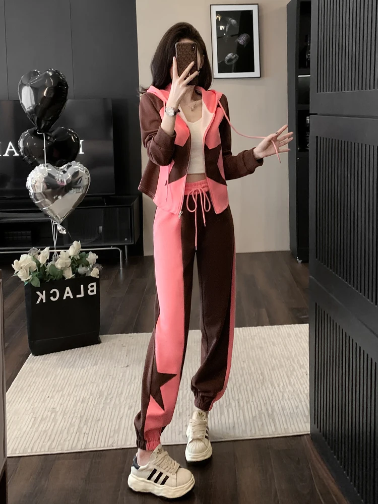 High-quality Sports Casual set 2023 New Women's Spring Autumn Sweater Cardigan Jacket + Sweatpants Two-Piece Sets
High-quality Sports Casual set 2023 New Women's Spring Autumn Sweater Cardigan Jacket + Sweatpants Two-Piece Sets