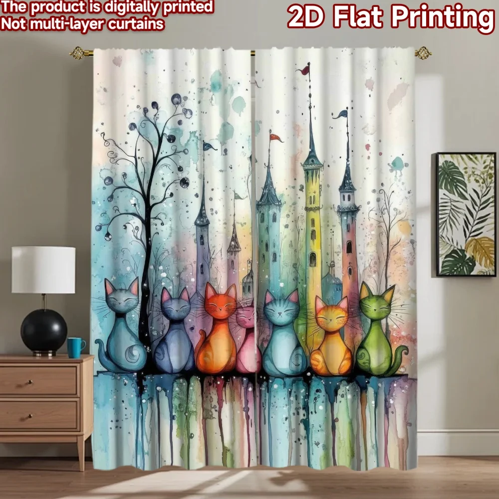 1pc 2D flat Photography Backdrop Background Banner Colorful Cats and Castle 100% Polyester Vibrant Reunion Use for Booth seats
1pc 2D flat Photography Backdrop Background Banner Colorful Cats and Castle 100% Polyester Vibrant Reunion Use for Booth seats
