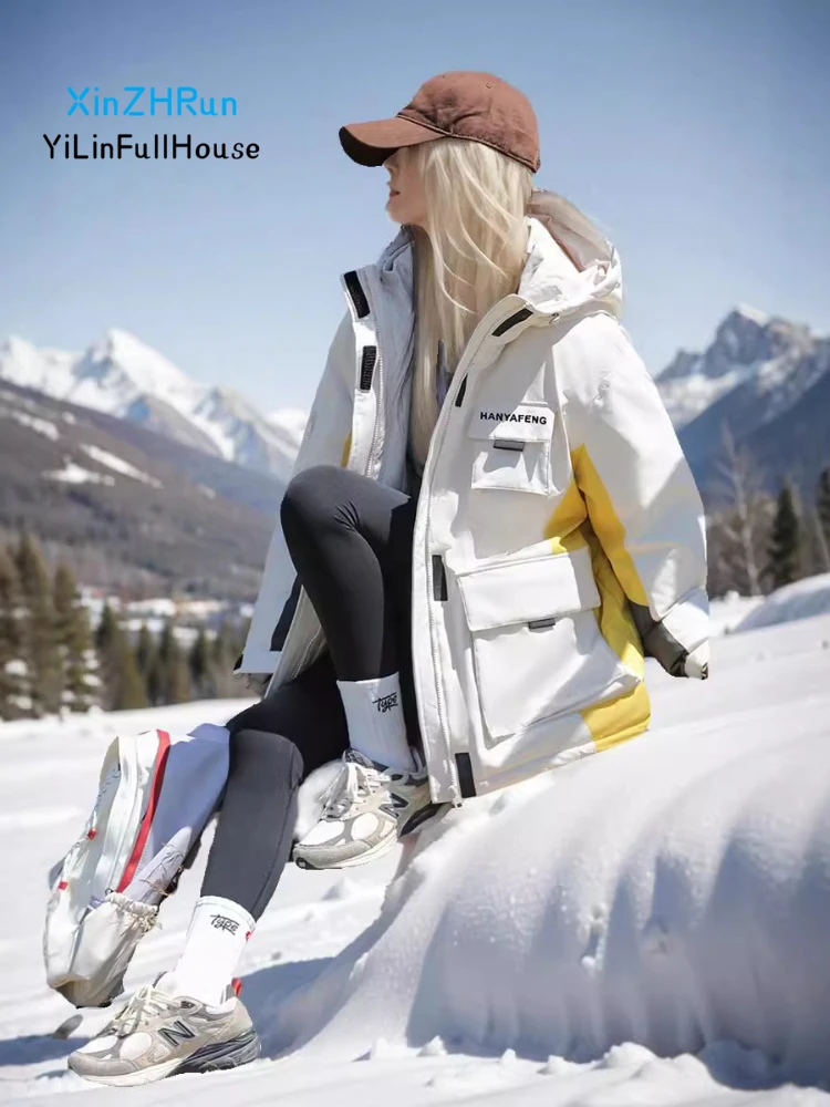 Winter New Women's Multi Pocket Contrasting Splicing Assault Jacket Cotton Jacket Loose Outdoor Thick Work Clothes Cotton Jacket
Winter New Women's Multi Pocket Contrasting Splicing Assault Jacket Cotton Jacket Loose Outdoor Thick Work Clothes Cotton Jacket