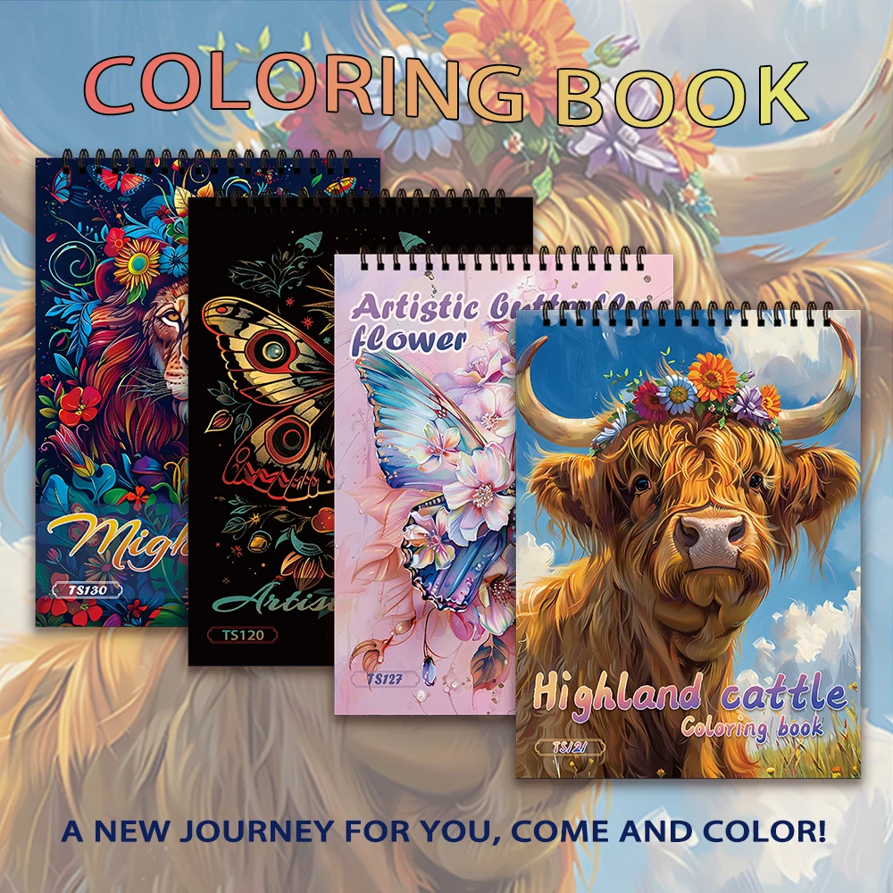 30 Sheets Stress Relief Coloring Book, 11.2x 8.3in,100gsm Thick Paper, Spiral Bound, Halloween Gift, Christmas Gift Option
30 Sheets Stress Relief Coloring Book, 11.2x 8.3in,100gsm Thick Paper, Spiral Bound, Halloween Gift, Christmas Gift Option