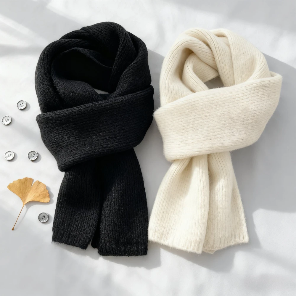 Новая корейская версия, универсальный вязаный шарф, женский зимний однотонный простой мягкий теплый маленький шарф с ленивым ветром
Новая корейская версия, универсальный вязаный шарф, женский зимний однотонный простой мягкий теплый маленький шарф с ленивым ветром