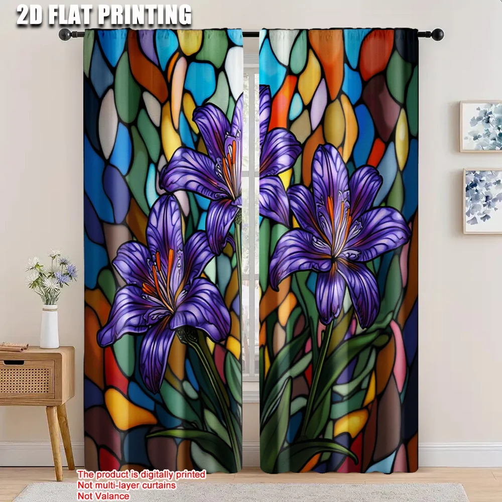 2pcs, 2D flat printing Party Curtains Orange and purple flowers Versatile 100% Polyester,Without Electricity Birthday Party for
2pcs, 2D flat printing Party Curtains Orange and purple flowers Versatile 100% Polyester,Without Electricity Birthday Party for