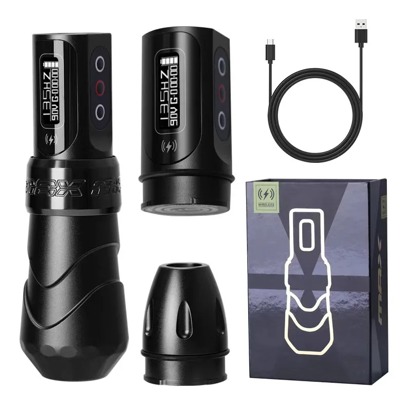 New FLUX MAX Tattoo Pen Machine 3.5/4.0/4.6 Stroke With Rechargeable Wireless Battery Power Dual Batteries For Body Art Supply
New FLUX MAX Tattoo Pen Machine 3.5/4.0/4.6 Stroke With Rechargeable Wireless Battery Power Dual Batteries For Body Art Supply