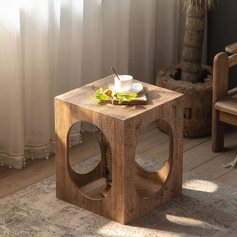 American style retro solid wood storage coffee table, living room, sofa, bedroom, bedside corner table, small square table
American style retro solid wood storage coffee table, living room, sofa, bedroom, bedside corner table, small square table