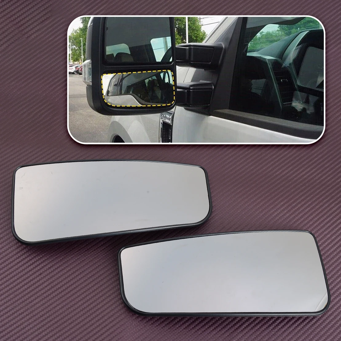 1 Pair Front Left & Right Tow Mirror Glass FL317K707U FL3Z17K707V FL3Z17K707K FL3Z17K707J Fit For Ford F150 F250 F350 F450 F550
1 Pair Front Left & Right Tow Mirror Glass FL317K707U FL3Z17K707V FL3Z17K707K FL3Z17K707J Fit For Ford F150 F250 F350 F450 F550