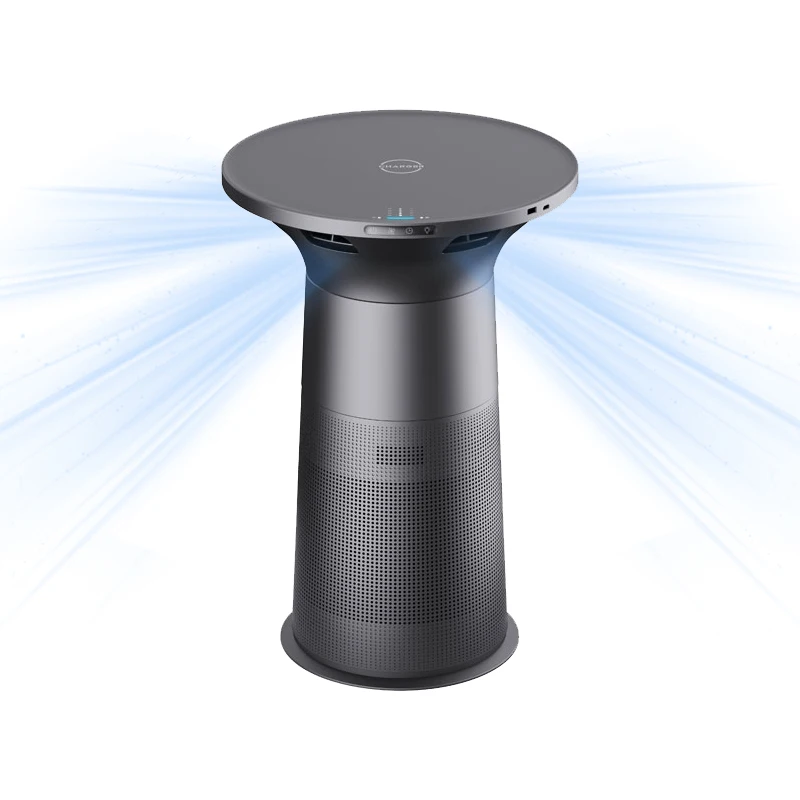 Table Type Intelligent Air Purifier Fan With Wireless Charging Air Purifier Hepa Filter Bladeless Fan
Table Type Intelligent Air Purifier Fan With Wireless Charging Air Purifier Hepa Filter Bladeless Fan