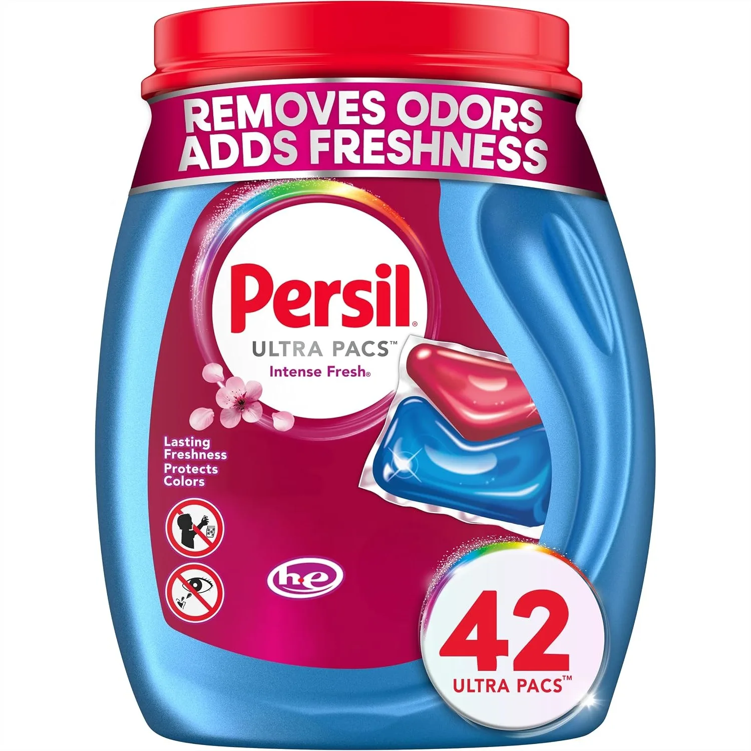 Laundry Detergent Pacs with Intense Fresh Scent for Deep Clean, 42 Count
Laundry Detergent Pacs with Intense Fresh Scent for Deep Clean, 42 Count