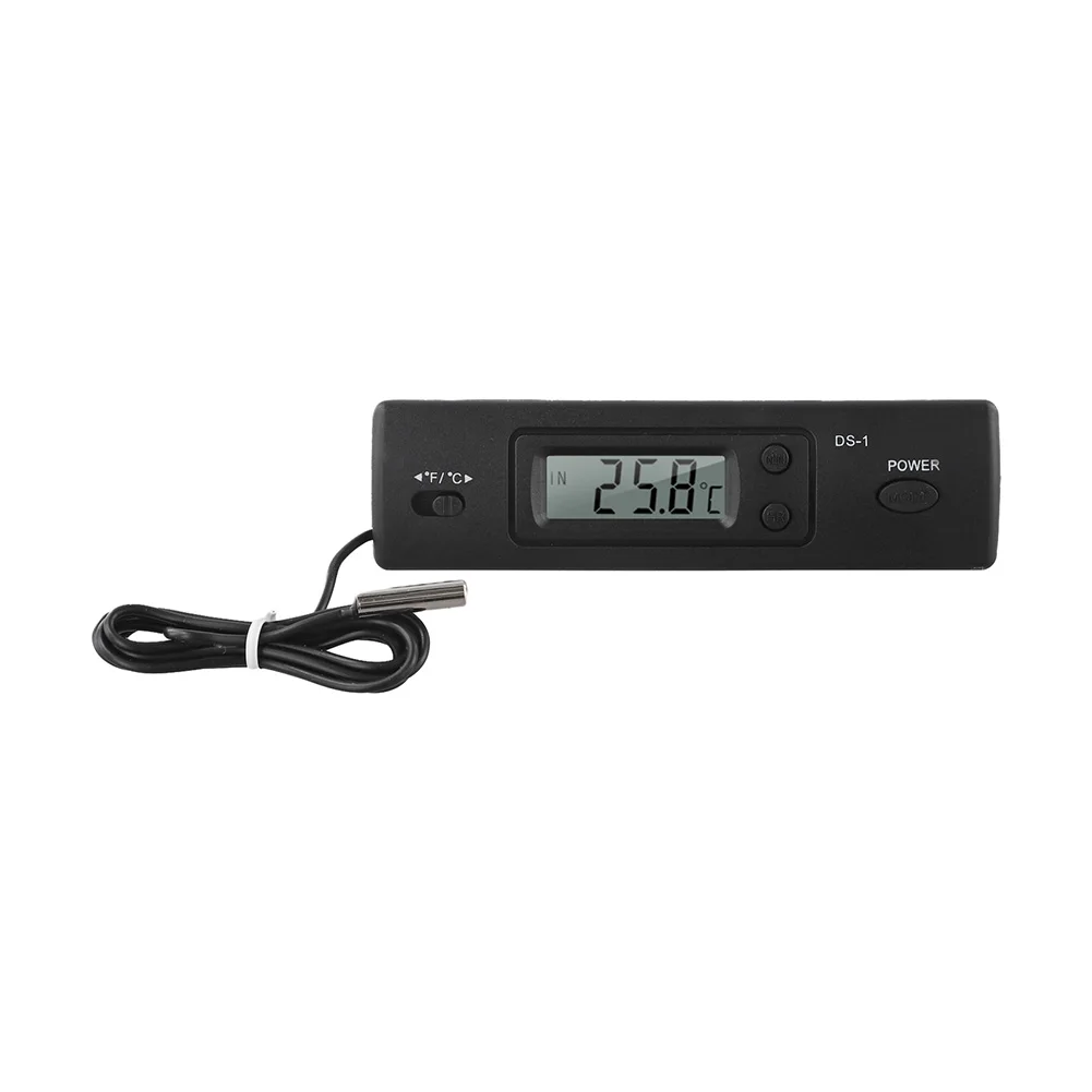 Indoor and Outdoor Electronic Car Thermometer with External Probe for Accurate Temperature and Time Monitoring
Indoor and Outdoor Electronic Car Thermometer with External Probe for Accurate Temperature and Time Monitoring