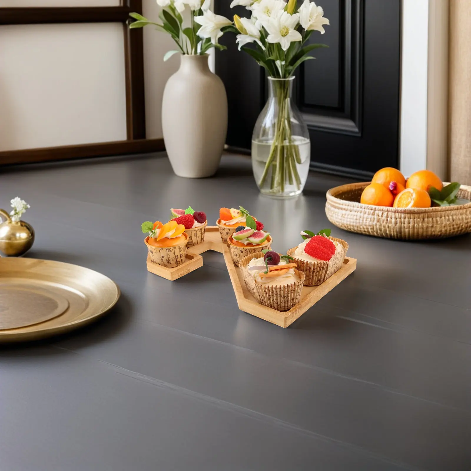 1Set 2027 Number Charcuterie Board Wooden Fruit Platter Divided Serving Tray Snack Plate Cheese Platter for Graduation
1Set 2027 Number Charcuterie Board Wooden Fruit Platter Divided Serving Tray Snack Plate Cheese Platter for Graduation