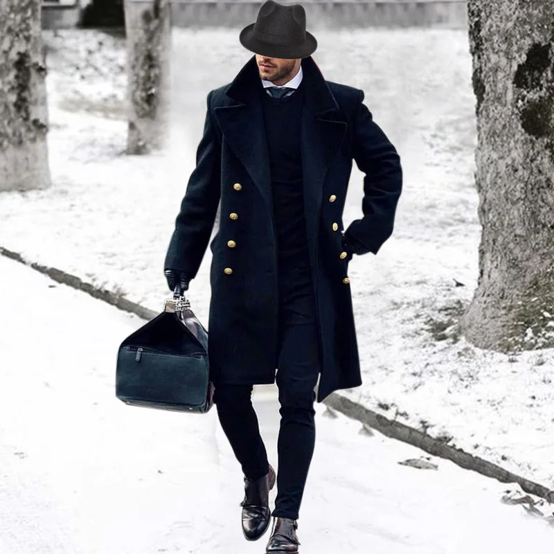 Nice autumn and winter pop foreign trade European and American leisure medium and long men's coat slim fit and versatile windbre
Nice autumn and winter pop foreign trade European and American leisure medium and long men's coat slim fit and versatile windbre